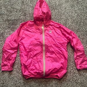 K-Way Pink Packable Girls Jacket